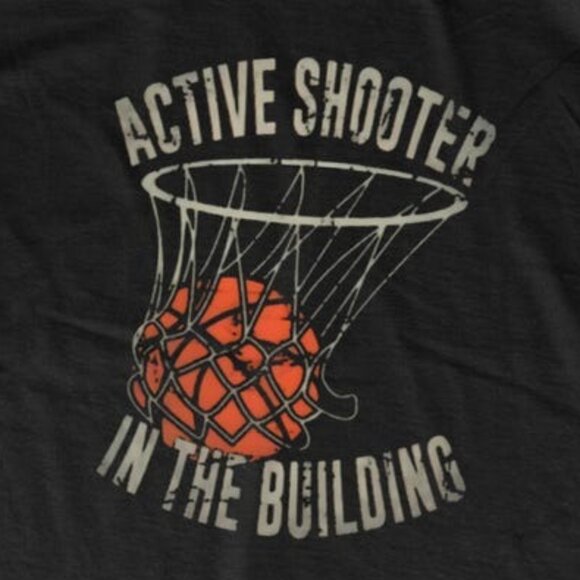 Active Shooter T-Shirt, Tee Funny Meme - Picture 2 of 4